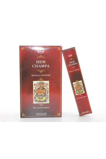 Hem Champa Masala Aromalı Çubuk Tütsü 15 Gr Hem Champa Masala Aromalı Çubuk Tütsü 15 Gr