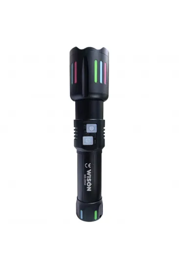 Wison Ws-9954 25w Zoomlu Yeşil Lazerli Metal Şarjlı El Feneri Wison Ws-9954 25w Zoomlu Yeşil Lazerli Metal Şarjlı El Feneri