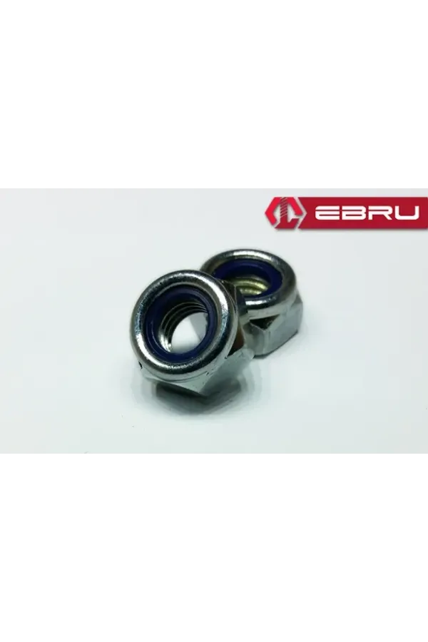 Altıköşe Fiberli Somun M10 - 100 Adet