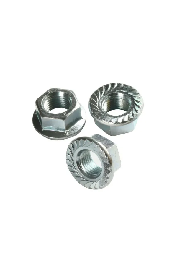 Altıköşe Flanşlı Somun M10 - 100 Adet Altıköşe Flanşlı Somun M10 - 100 Adet