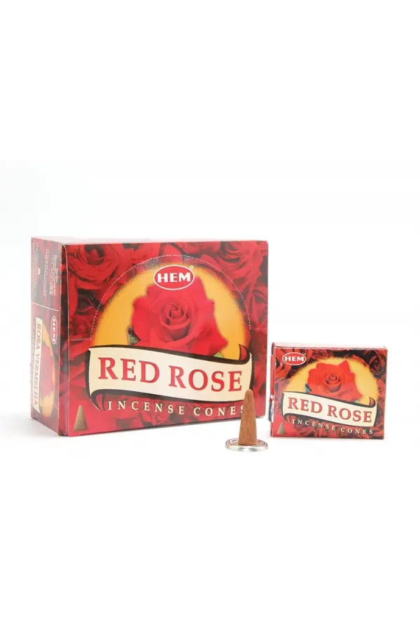 Red Rose Aromalı Konik Tütsü Red Rose Aromalı Konik Tütsü