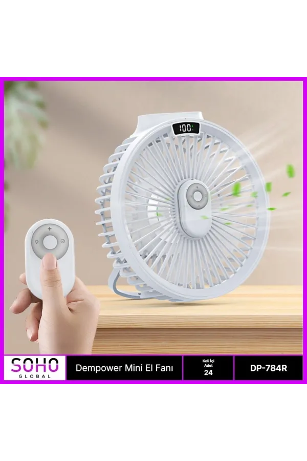 Masaüstü Kumandalı Fan Masaüstü Kumandalı Fan