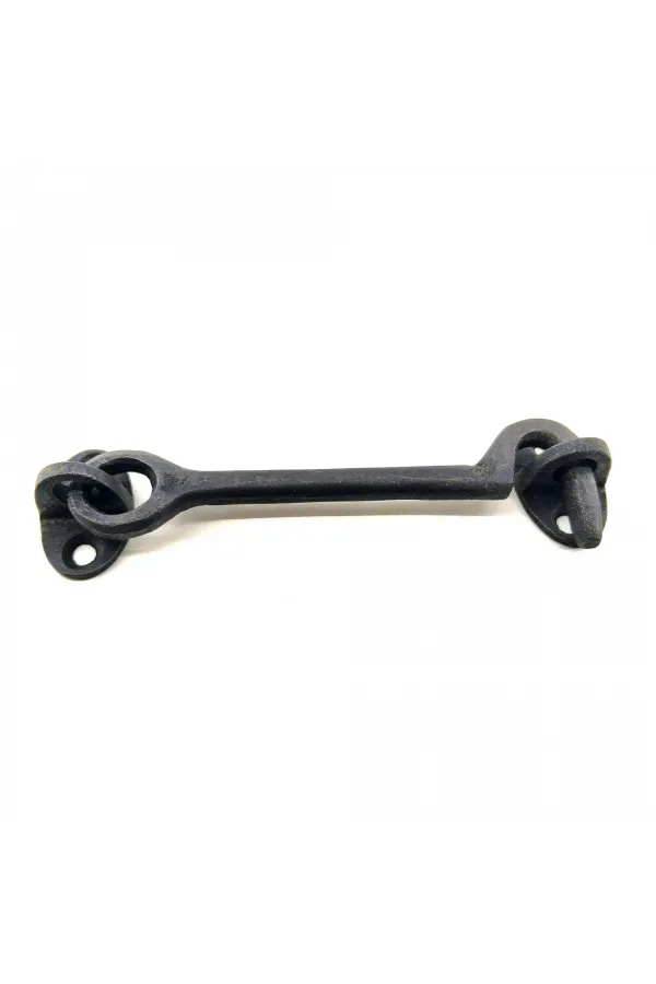 Antika Tarz Dekoratif Pirinç Çengeli - 13cm, Oksit Antika Tarz Dekoratif Pirinç Çengeli - 13cm, Oksit