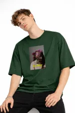 Blurry - Oversize Erkek Tişört HAKI Blurry - Oversize Erkek Tişört HAKI