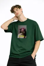 Blurry - Oversize Erkek Tişört HAKI Blurry - Oversize Erkek Tişört HAKI