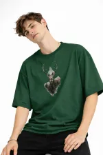 Deer - Oversize Erkek Tişört HAKI Deer - Oversize Erkek Tişört HAKI