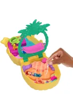JFV00 Polly Pocket Ananas Köpekçik Plajı Mini Oyun Seti