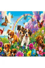 31754 PLAYING PUPPIES 50 PARÇA PUZZLE 31754 PLAYING PUPPIES 50 PARÇA PUZZLE