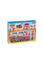 03 610 Double Blocks İtfaiye Seti -Pilsan Oyuncak 03 610 Double Blocks İtfaiye Seti -Pilsan Oyuncak