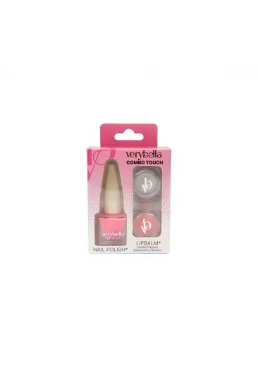 VRB37000 Very Bella - Bakım Seti (2 farklı renk ve aromalı lip gloss+oje)