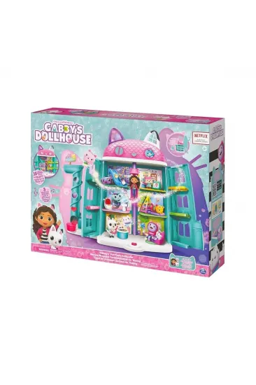 70742 Gabbys Dollhouse Festival Evi Eğlenceli Müzikli Oyun Seti 63 cm -Spinmaster