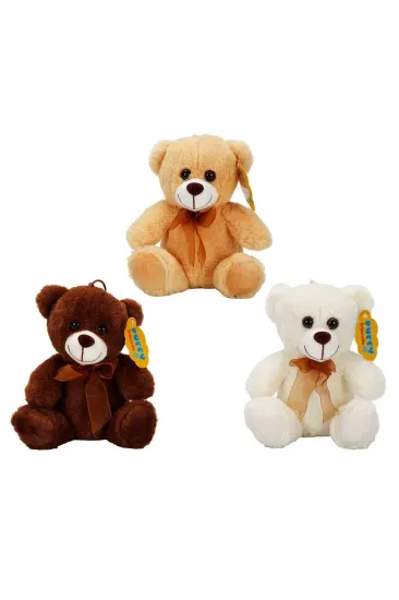 0998 SUN-JHN-PFF-SK PELUŞ AYI OTURAN KURDELELİ 21CM 2R 0998 SUN-JHN-PFF-SK PELUŞ AYI OTURAN KURDELELİ 21CM 2R