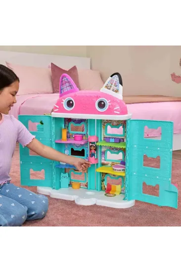 S00008876 SUN-SPM-FİGÜR OYUN SET GABBY S DOLLHOUSE SEVİMLİ BEBK EVİ GABBY