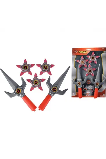 108042588 NEXT NİNJA KNİVES AND STARS RED 108042588 NEXT NİNJA KNİVES AND STARS RED