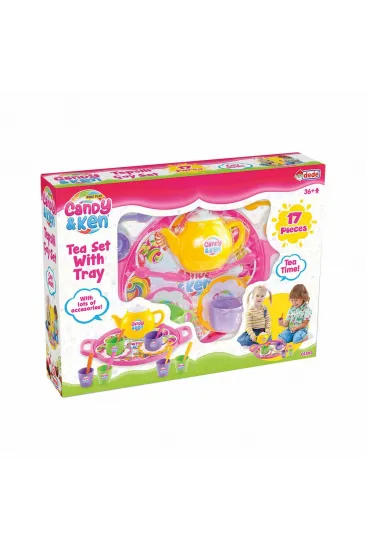 01593 CANDY TEPSİLİ ÇAY SET 01593 CANDY TEPSİLİ ÇAY SET