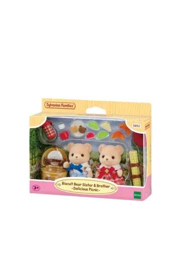 5852 Sylvanian Families Biscuit Kardeşler Leziz Piknik Seti +3 yaş 5852 Sylvanian Families Biscuit Kardeşler Leziz Piknik Seti +3 yaş