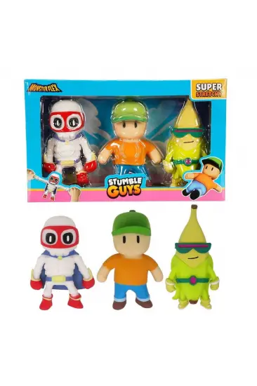 1061101 - SUN-DMX-FİGÜR SET STRETCH MONSTERFLEX SÜPER ESNEK STUMBLE GUYS WAVE-2 1061101 - SUN-DMX-FİGÜR SET STRETCH MONSTERFLEX SÜPER ESNEK STUMBLE GUYS WAVE-2