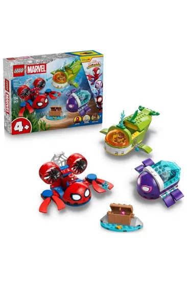 11207 Lego Spidey Spidey Spidey: Su Altı Araçları 154 parça +4 yaş 11207 Lego Spidey Spidey Spidey: Su Altı Araçları 154 parça +4 yaş