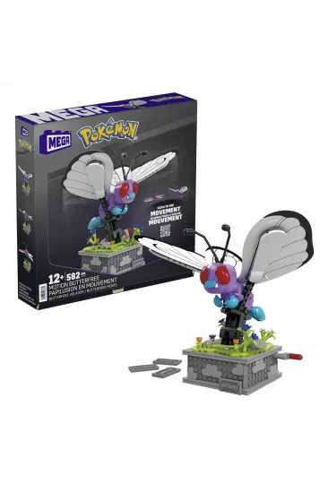 HKT22 MEGA™ Pokémon™ Motion Butterfree 582 parça +12 yaş HKT22 MEGA™ Pokémon™ Motion Butterfree 582 parça +12 yaş