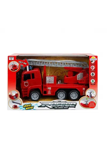 66110 Maxx Wheels Sesli ve Işıklı Su Fışkırtan İtfaiye Aracı 24 cm 66110 Maxx Wheels Sesli ve Işıklı Su Fışkırtan İtfaiye Aracı 24 cm