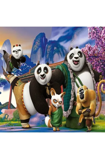 KP 714 KUNG FU PANDA PUZZLE 100 PRÇ KP 714 KUNG FU PANDA PUZZLE 100 PRÇ