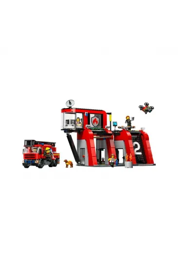 60414 Lego City İtfaiye Kamyon ve İtfaiye Merkezi 843 parça +6 yaş 60414 Lego City İtfaiye Kamyon ve İtfaiye Merkezi 843 parça +6 yaş