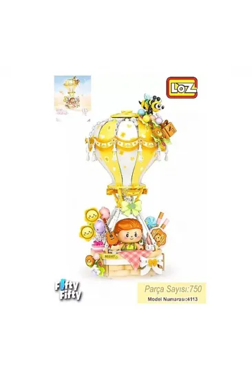 LZ-4113 LOZ SARI HAVA BALONU 750 PARÇA BLOCK OYUNCAK LZ-4113 LOZ SARI HAVA BALONU 750 PARÇA BLOCK OYUNCAK