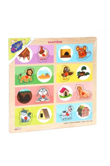 ONY-363-364 Ahşap Tutmalı Eşleştirme Hangi Hayvan Nerede Yaşar -Onyıl ONY-363-364 Ahşap Tutmalı Eşleştirme Hangi Hayvan Nerede Yaşar -Onyıl