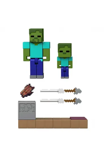 JKK00 HLB21 Minecraft 3.25 inch Redstone Figür ve Mekanizma Setleri
