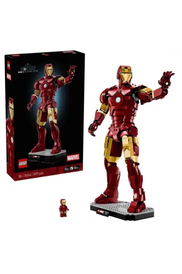 76344 Lego Marvel Iron Man Mark 3 Collectors Edition 1297 parça +18 yaş 76344 Lego Marvel Iron Man Mark 3 Collectors Edition 1297 parça +18 yaş