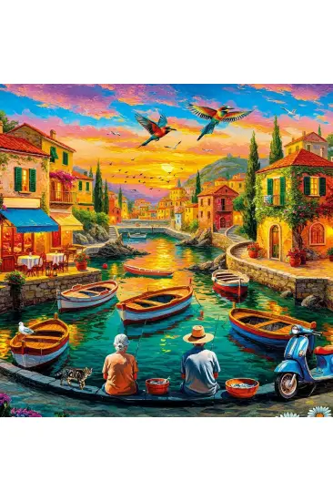 20089 PUZZLE 500 THE SİLENT TALE OF FİSHERMAN