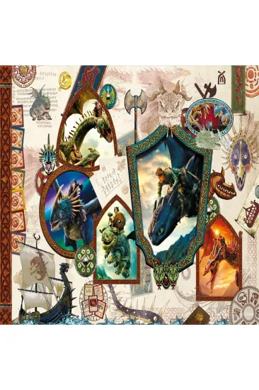 HD 113 HOW TO TRAİN YOUR DRAGON PUZZLE 200 PRÇ HD 113 HOW TO TRAİN YOUR DRAGON PUZZLE 200 PRÇ