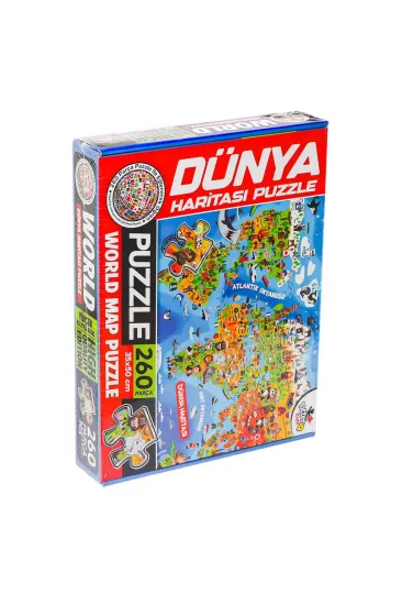 7375 Dünya Kültür Haritası Puzzle -Totteriq