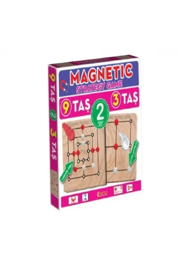 1531549 Manyetik Strateji Oyunları 9 Taş + 3 Taş -Dıytoy 1531549 Manyetik Strateji Oyunları 9 Taş + 3 Taş -Dıytoy
