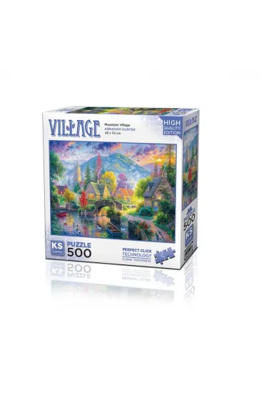 20046 Mountain Village 500 Parça Puzzle -KS 20046 Mountain Village 500 Parça Puzzle -KS