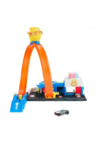 JBM71 Hot Wheels Polis İstasyonu Oyun Seti JBM71 Hot Wheels Polis İstasyonu Oyun Seti
