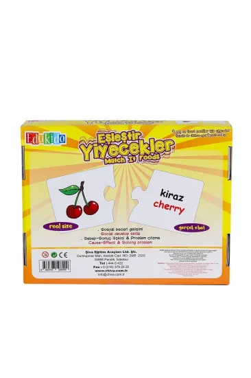 EDU-1002 Eşleştir Yiyecekler -Chiva EDU-1002 Eşleştir Yiyecekler -Chiva