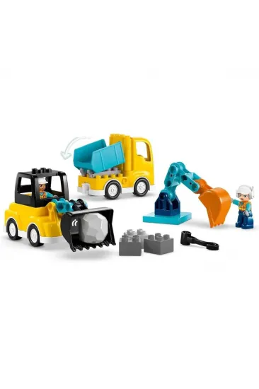 10475 Lego Duplo 3ü1 arada İnşaat Araçları 22 parça +2 yaş 10475 Lego Duplo 3ü1 arada İnşaat Araçları 22 parça +2 yaş