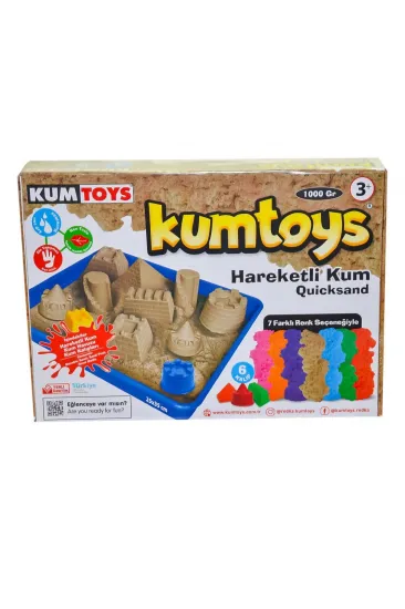 5329 Kumtoys, Hareketli Kum Seti 1000 gr / +3 yaş 5329 Kumtoys, Hareketli Kum Seti 1000 gr / +3 yaş