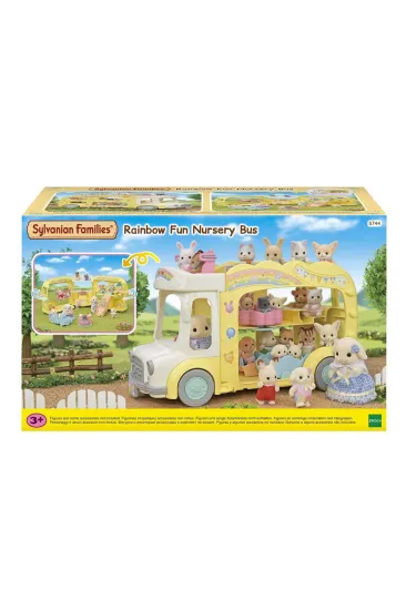 5744 Sylvanian Families Gökkuşağı Anaokulu Otobüsü (figürler dahil değil)+3 yaş 5744 Sylvanian Families Gökkuşağı Anaokulu Otobüsü (figürler dahil değil)+3 yaş