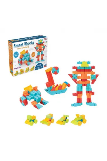 04034 Smart Blok Seti 96 Parça -Dede 04034 Smart Blok Seti 96 Parça -Dede