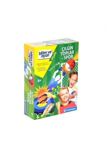 64323 Bilim ve Oyun - Çılgın Toplar - Spor +7 yaş 64323 Bilim ve Oyun - Çılgın Toplar - Spor +7 yaş