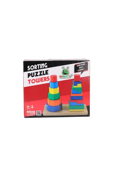 KR055 WOODOY 2Lİ ÇEŞİT KENAR KULELER 24