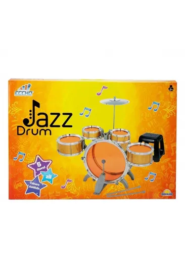 1080080 Sunman Eccho, Davul Set - Jazz Drum / 5 adet Davul, Zil ve Tabure / +3 yaş 1080080 Sunman Eccho, Davul Set - Jazz Drum / 5 adet Davul, Zil ve Tabure / +3 yaş
