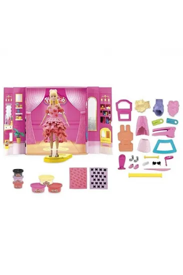 G1356 Play-Doh Barbie Designer Fashion Show - Tasarım Moda Show +3 yaş G1356 Play-Doh Barbie Designer Fashion Show - Tasarım Moda Show +3 yaş