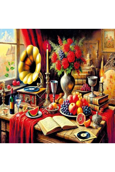 20846 PUZZLE 1000 Silent Melody on a Baroque Table 20846 PUZZLE 1000 Silent Melody on a Baroque Table
