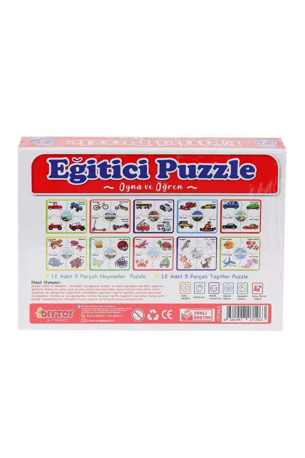 7196 ÇARK PUZZLE HAYVANLAR
