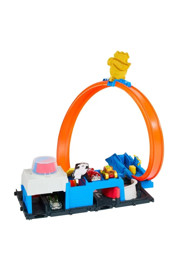 JBM71 Hot Wheels Polis İstasyonu Oyun Seti JBM71 Hot Wheels Polis İstasyonu Oyun Seti