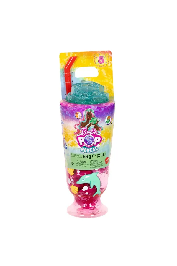 JKF60 Barbie POP Reveal Sürpriz Bebek - Mor Saçlı JKF60 Barbie POP Reveal Sürpriz Bebek - Mor Saçlı