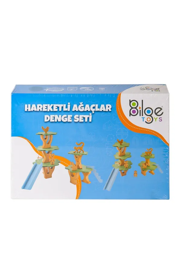 BLG-101 Ahşap Hareketli Ağaçlar Denge Seti BLG-101 Ahşap Hareketli Ağaçlar Denge Seti